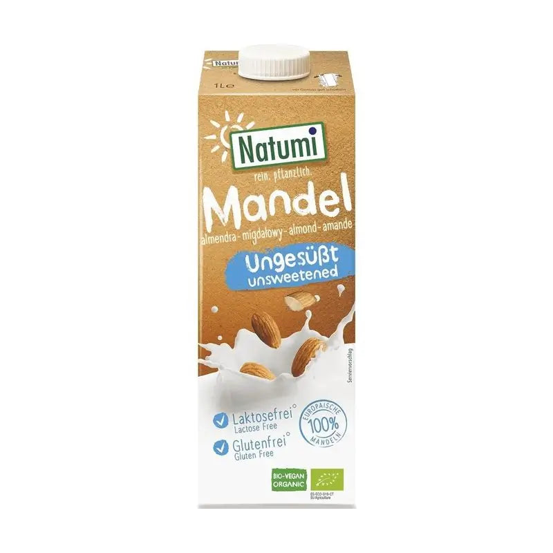 Natumi Bevanda alla mandorla biologica non zuccherata , 1 litro