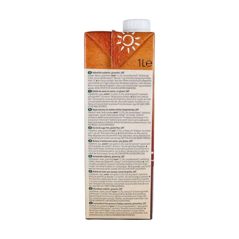 Natumi Bevanda all'Avena Zero Bio , 1 litro