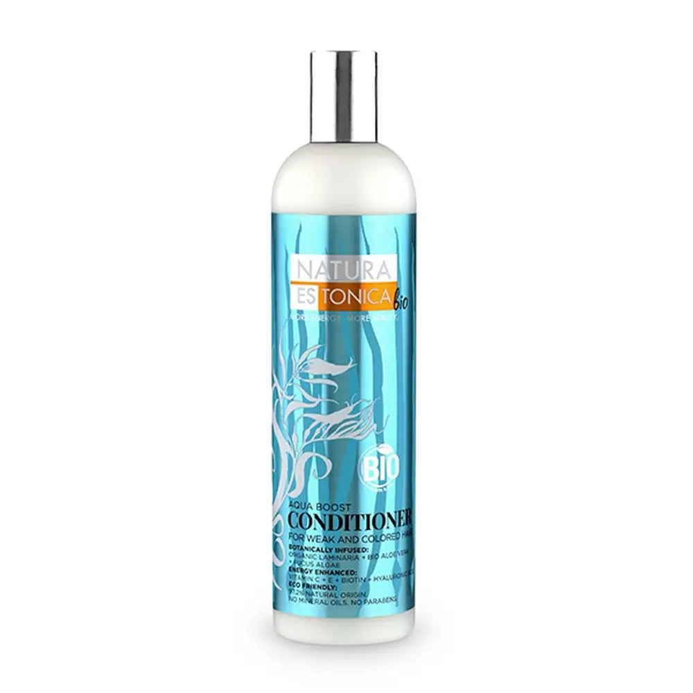 Natura Estonica Balsamo per tutti i tipi di capelli Aqua Boost, 400 Ml
