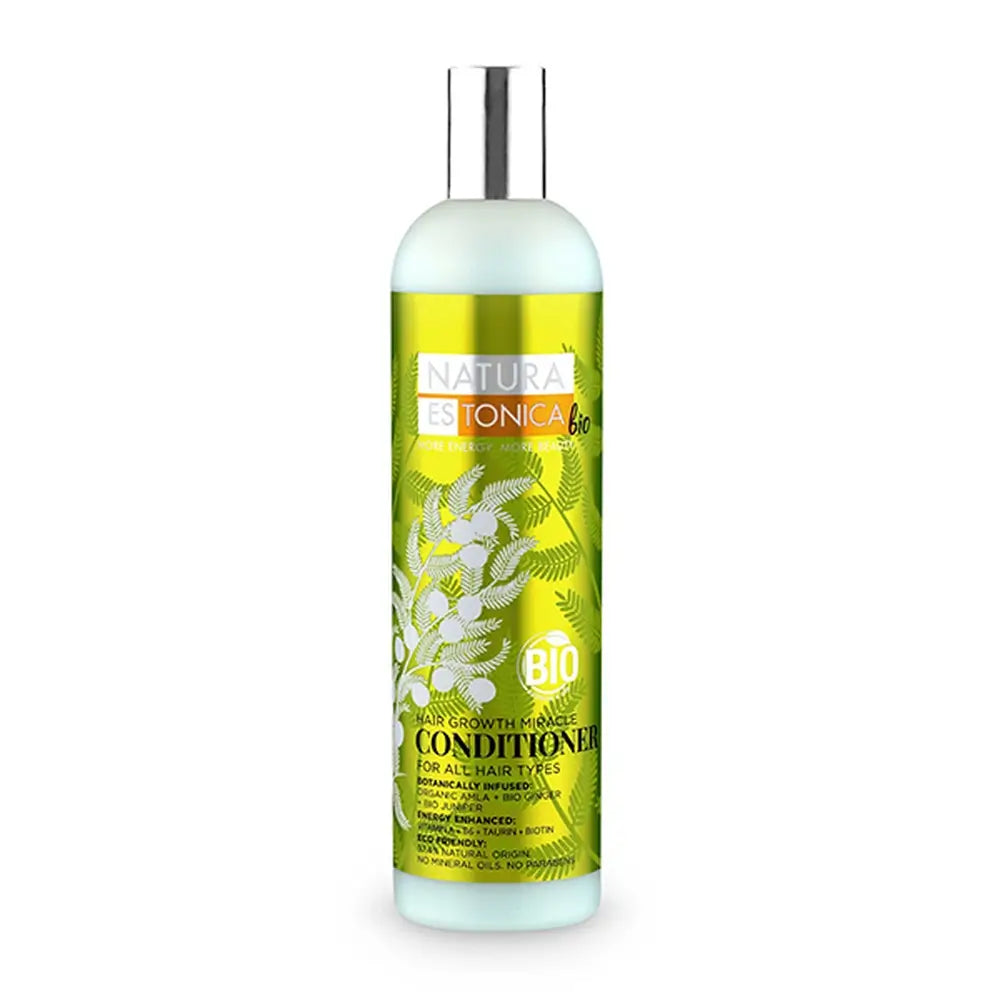Natura Estonica Balsamo per tutti i tipi di capelli Miracolo di crescita, 400 Ml