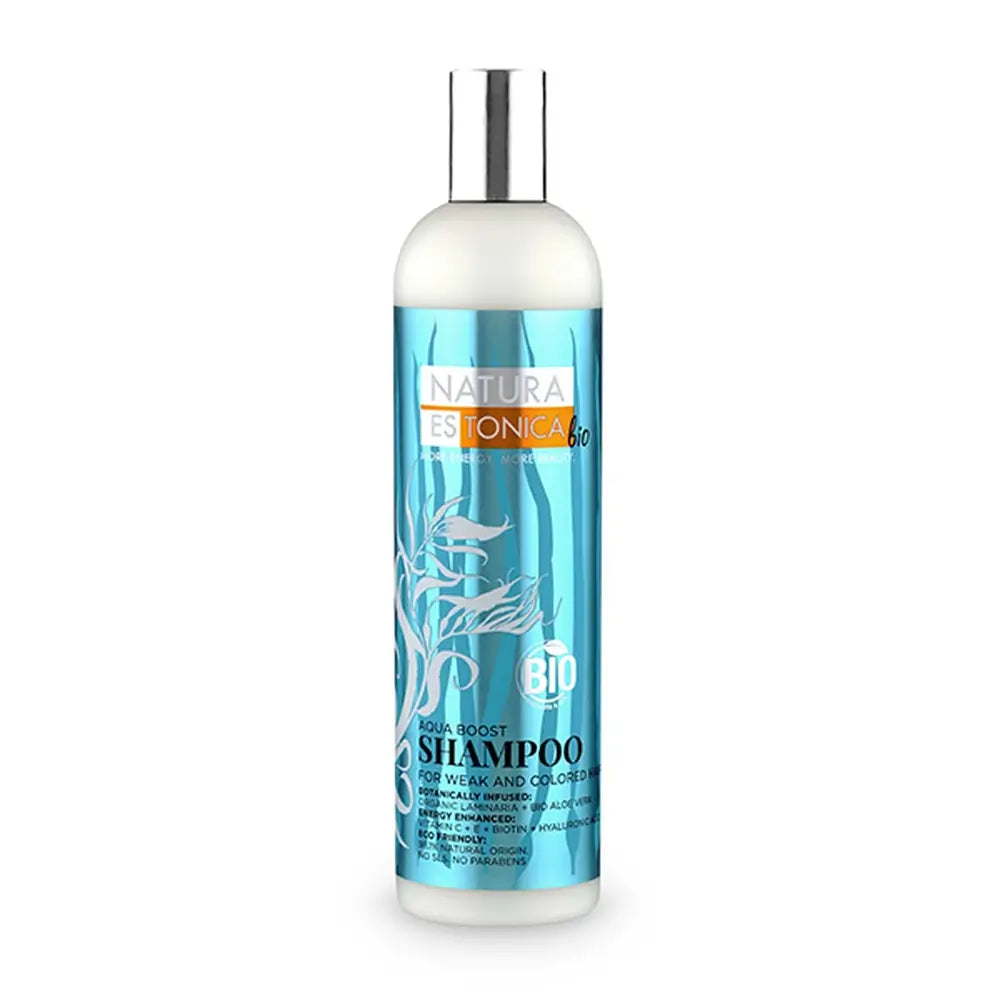 Natura Estonica Shampoo per tutti i tipi di capelli Aqua Boost, 400 Ml
