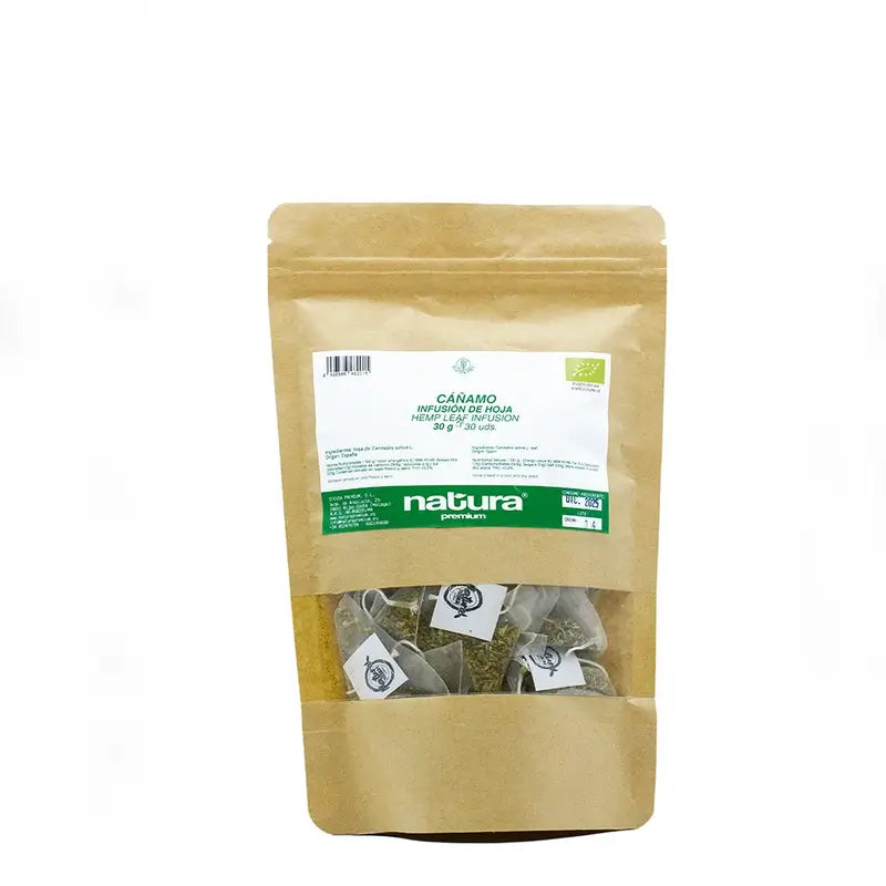 Infuso di canapa Natura Premium, 30 pezzi.