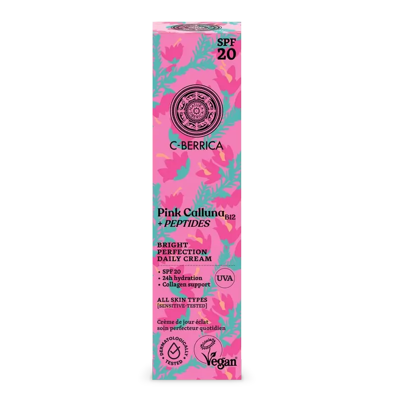 Natura Siberica Crema viso giorno per una pelle perfetta e luminosa Spf 20 , 50 ml