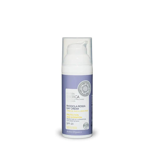 Natura Siberica Crema da giorno per pelli sensibili, protettiva e idratante, 50 ml