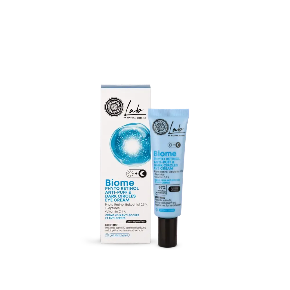 Natura Siberica Phytoretinol Crema per combattere le occhiaie e le borse intorno agli occhi, 30 Ml
