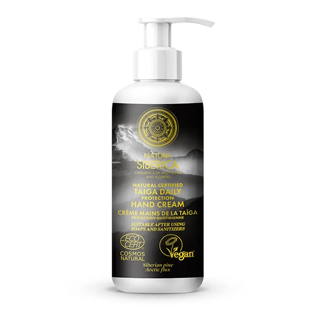 Natura Siberica Taiga Crema mani con protezione quotidiana, 250 Ml