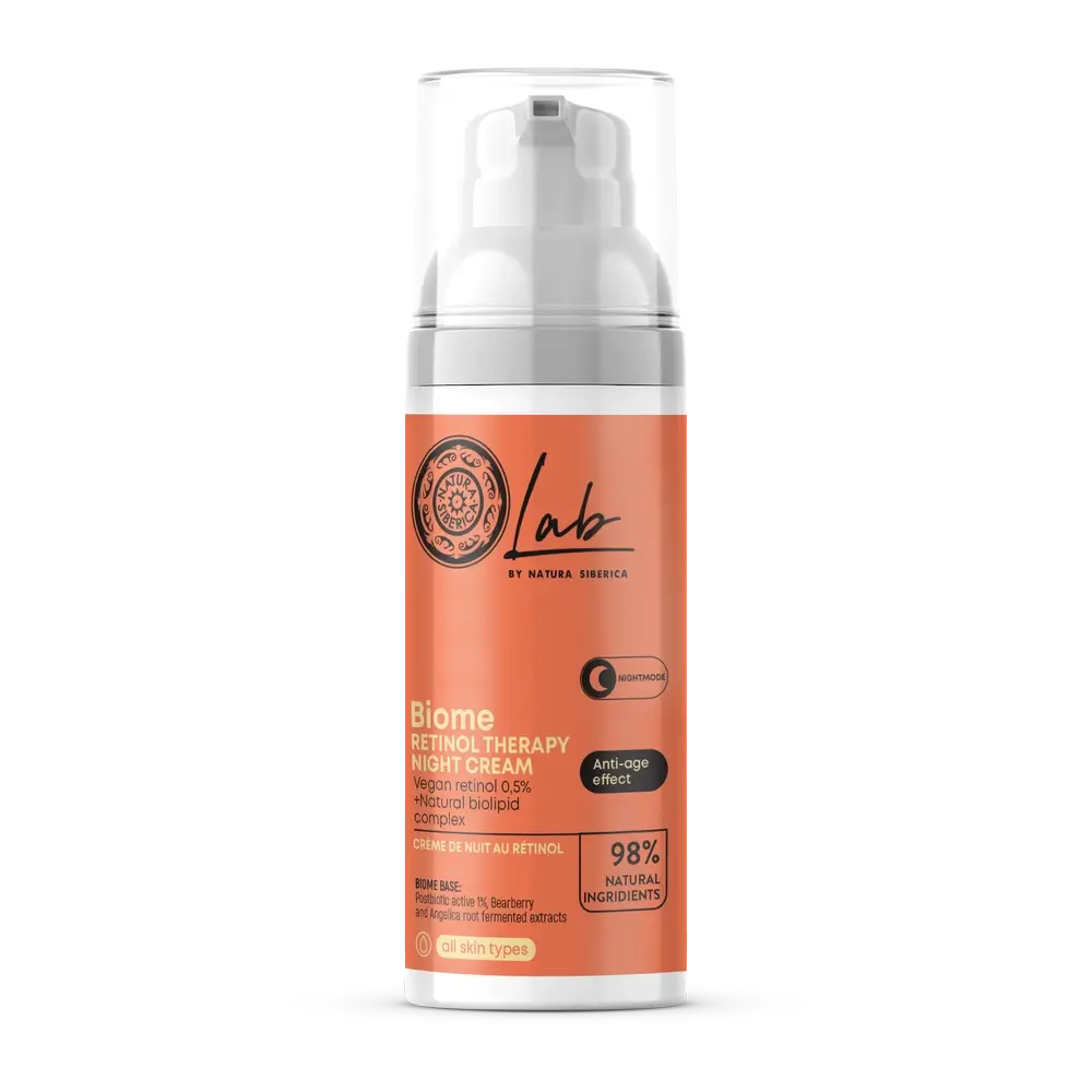 Natura Siberica Retinol Therapy Crema da notte per il viso, 50 Ml