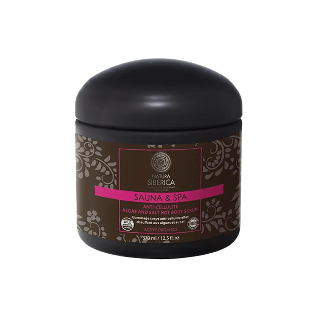 Natura Siberica Scrub corpo caldo anticellulite alle alghe e al sale, 370 ml