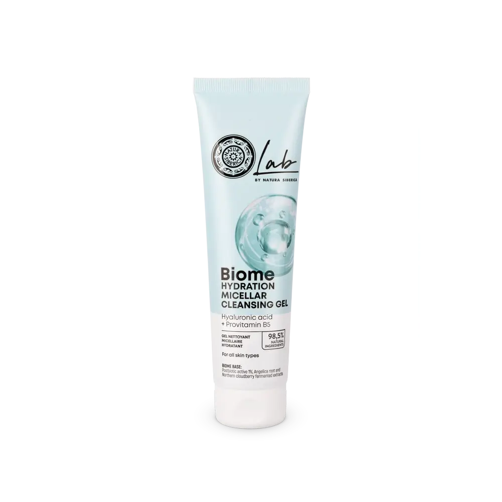 Natura Siberica Gel detergente micellare idratante per il viso, 140 Ml