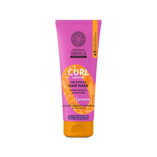 Natura Siberica Maschera proteica per capelli Curl Control, 200 Ml