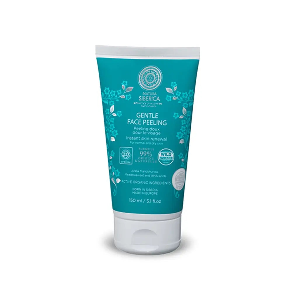 Natura Siberica Peeling delicato del viso per pelli da normali a secche, rinnovamento istantaneo della pelle , 150 ml