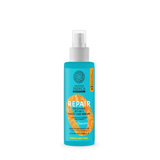 Natura Siberica Keratin Repair Siero Multifunzione, 200 Ml