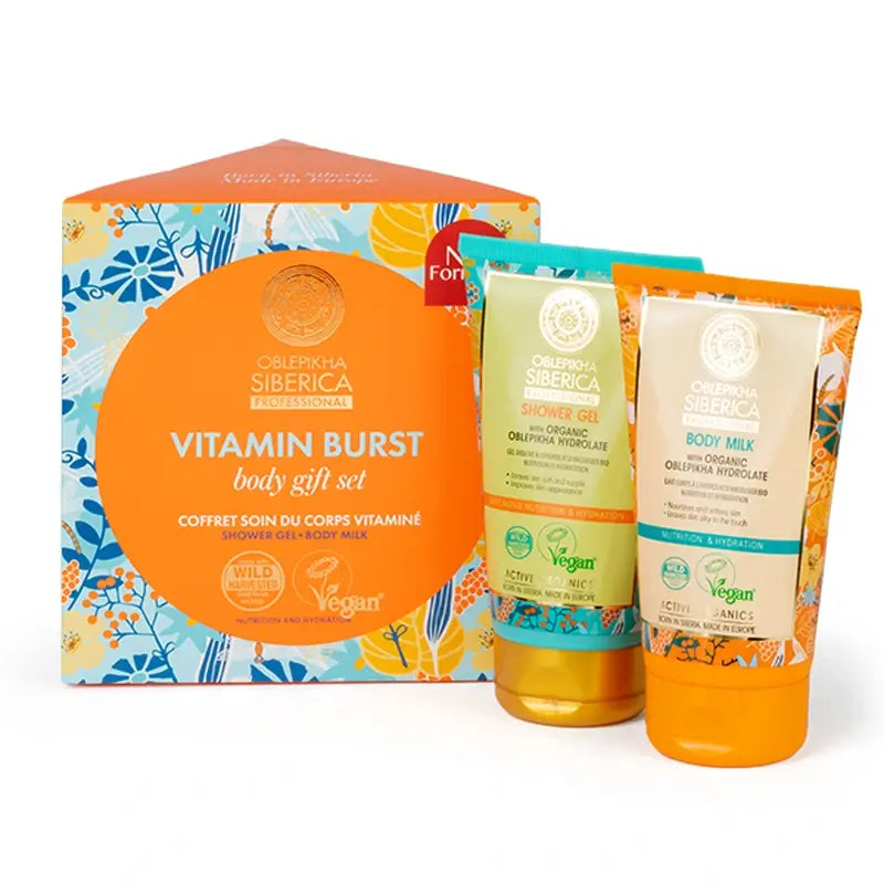 Set regalo per il corpo Natura Siberica "Esplosione di vitamine".