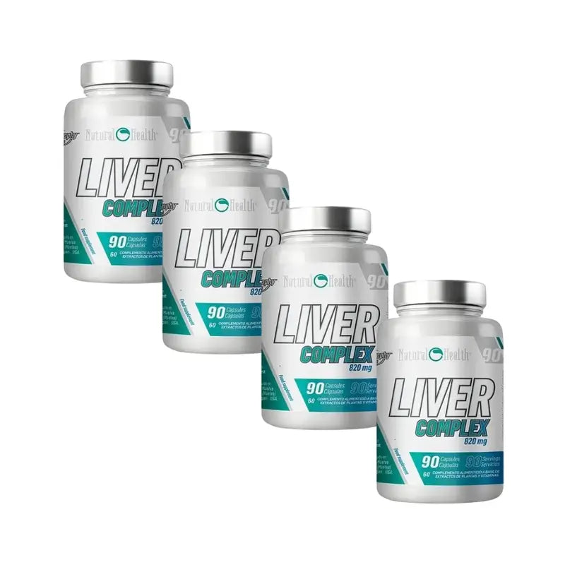 Complesso epatico di salute naturale Protettore del fegato, 4X90 capsule