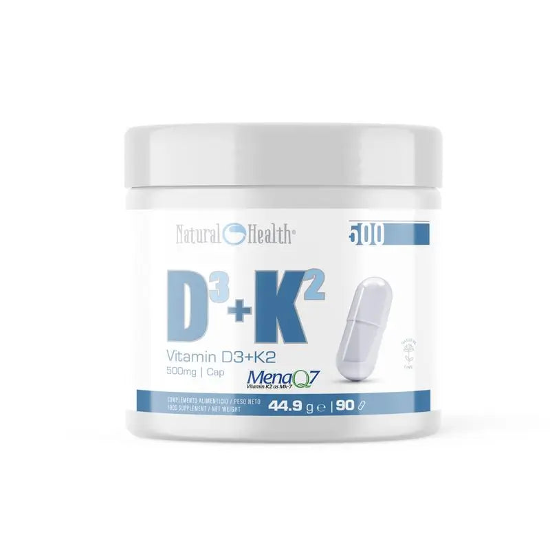 Salute naturale Vitamina D3 4000Ui+K2 Menaq7, 90 capsule