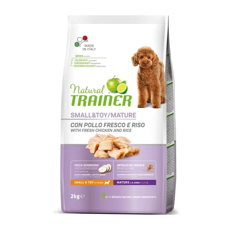 Natural Trainer Canine Senior Mini 2Kg, alimento per cani