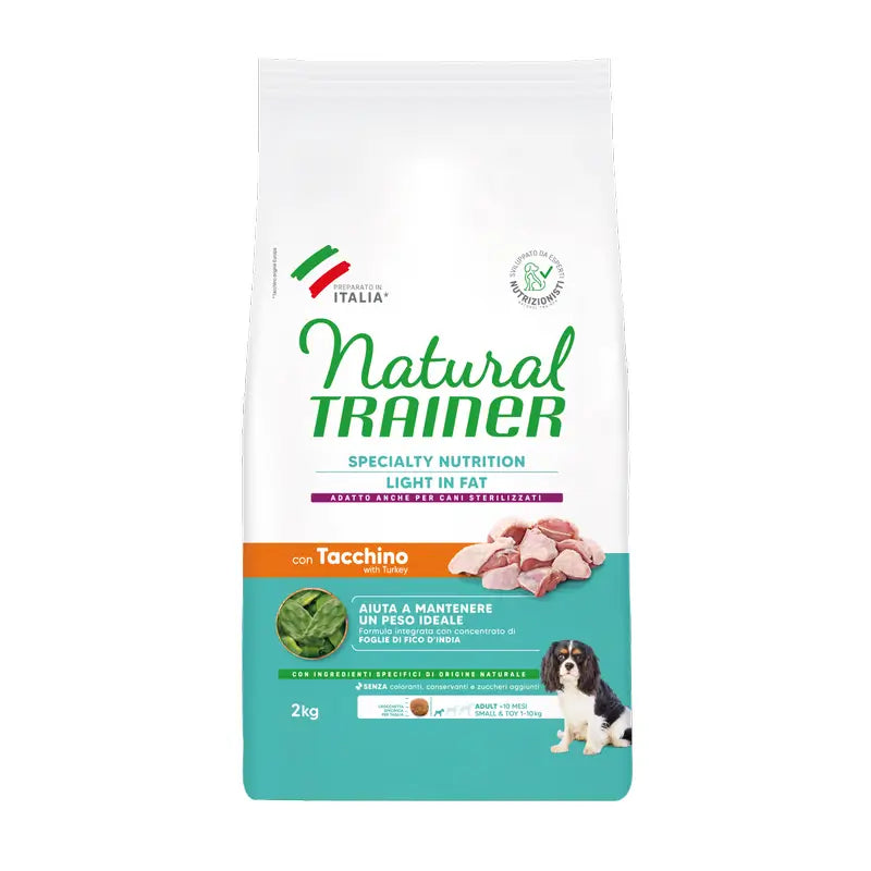 Natural Trainer Mangime per cani adulti di taglia piccola e toy, al pollo, superpremium, 2 kg