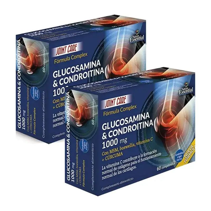 Nature Essential Blister Glucosamina + Condroitina + Msm , 2X60 Capsule