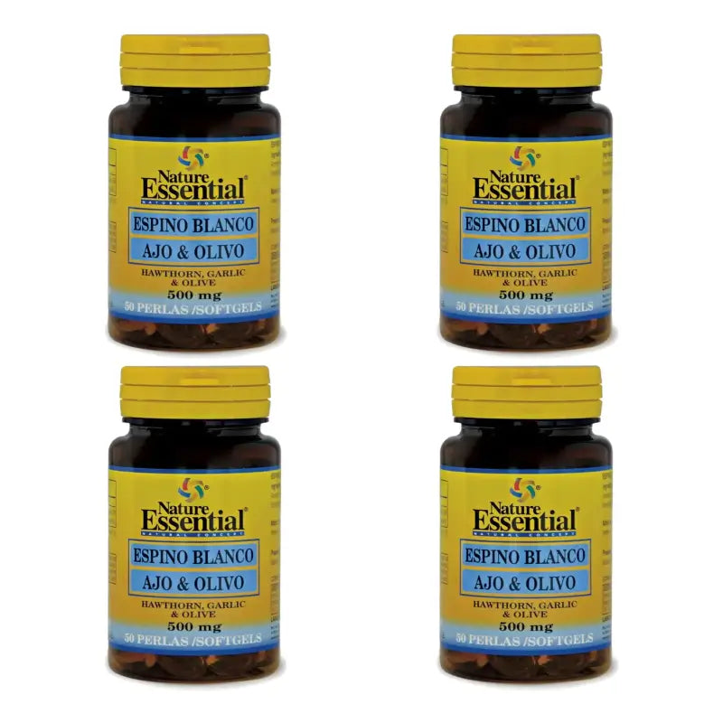 Nature Essential Biancospino + Aglio + Olivo, 4 x 50 capsule