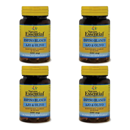 Nature Essential Biancospino + Aglio + Olivo, 4 x 50 capsule
