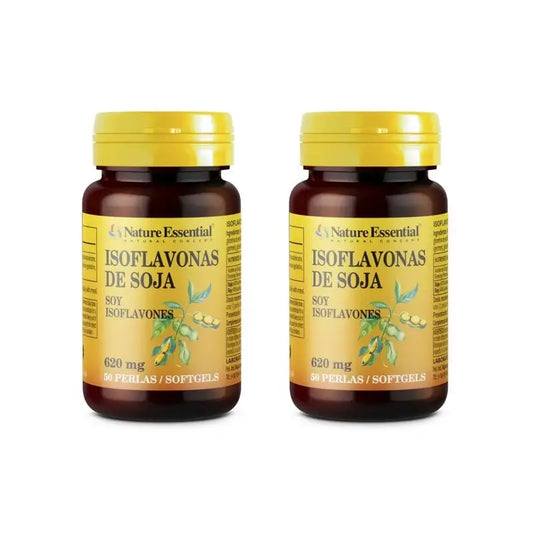 Nature Essential Isoflavoni di soia , 2X50 Capsule molli
