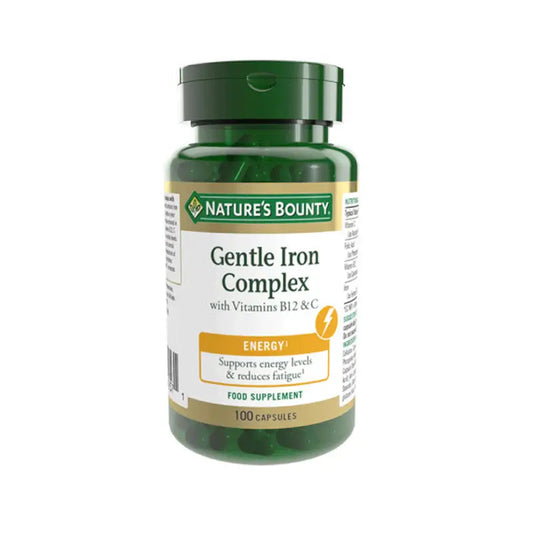 Nature'S Bounty-Iron Gentle Complex with Vitamins C and B12 - 100 capsules
