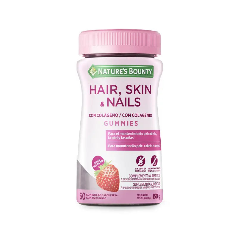 Nature'S Bounty Capelli, pelle e unghie con collagene, 60 caramelle gommose