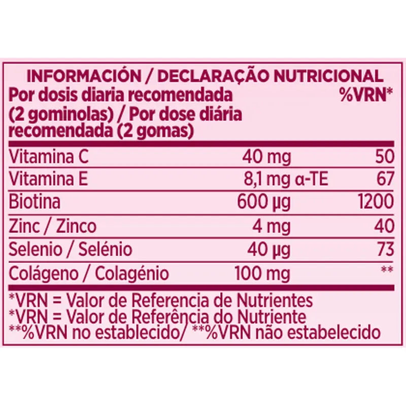 Nature'S Bounty Capelli, pelle e unghie con collagene, 60 caramelle gommose