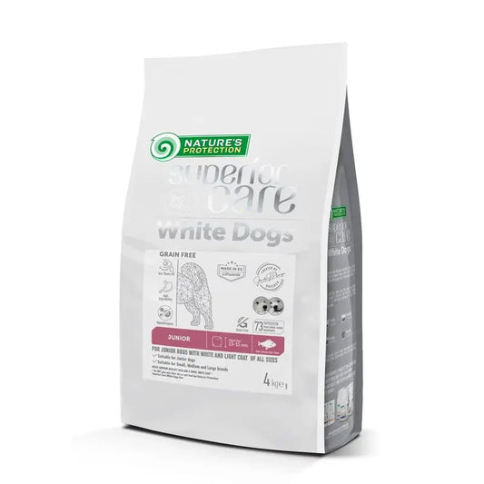 Natures P White Dog Junior White Fish Grainfree 10Kg