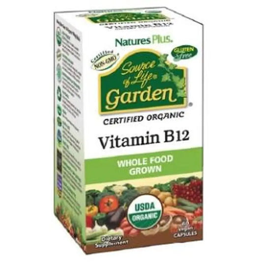 Natures Plus Garden Source Of Life Vitamin B12 60Cap.