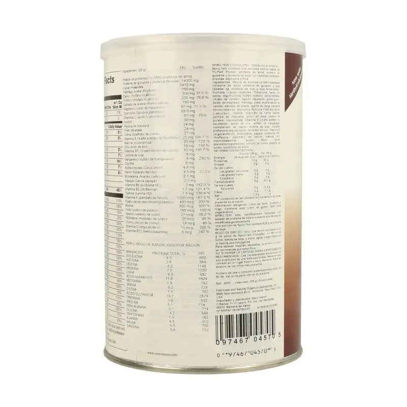 Natures Plus Spiru-Tein Cioccolato, 476 g