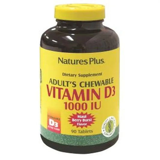Natures Plus Vitamin D3 1000Iu 90Comp. Mast.