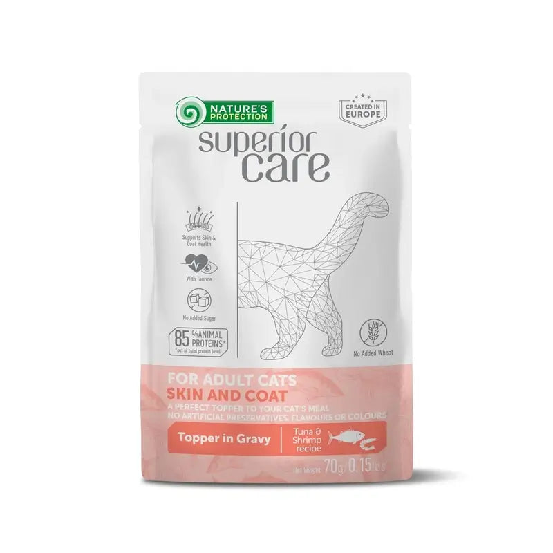 Natures Protection Detox Cat Adult Skin&Coat Tonno e Letto. 24X70Gr