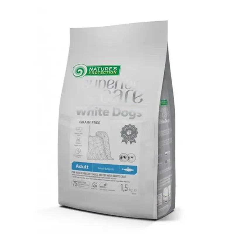 Natures Protection Sc White Dog Adult Small Senza Grano Aringa 1,5Kg