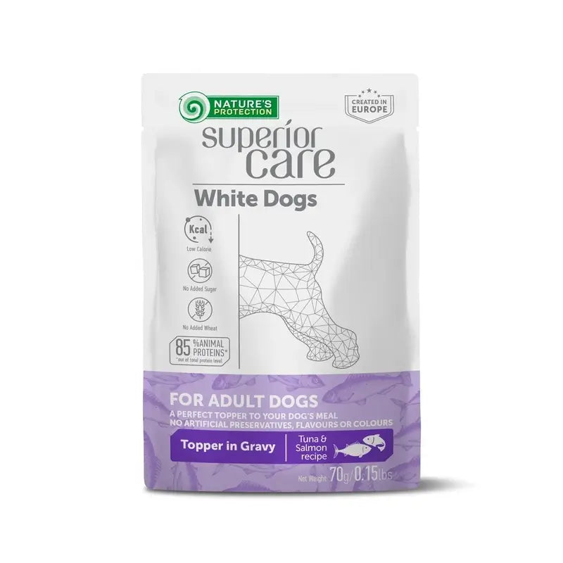 Natures Protection Sc White Dogs Adult All Breed Tonno e Sale. 24X70Gr