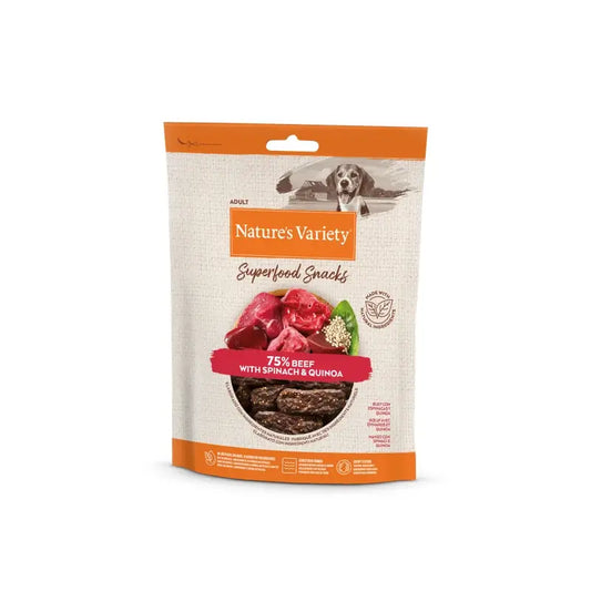 Nature'S Variety Canine Adult Beef Snack, 8 x 85 g, snack per cani, per cani