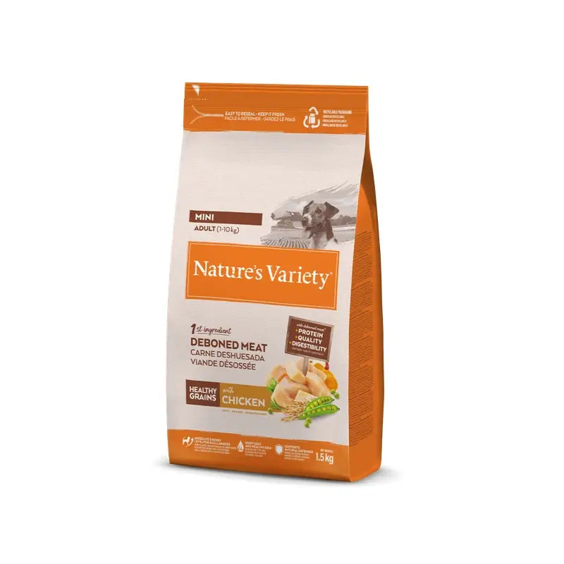 Nature'S Variety Canine Original Adult Mini Chicken 1,5Kg, cibo per cani