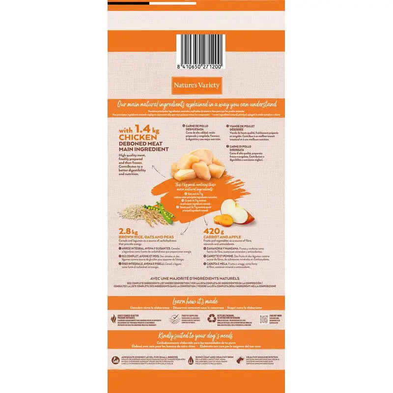 Nature'S Variety Canine Original Adult Mini Chicken, 7 kg, cibo per cani