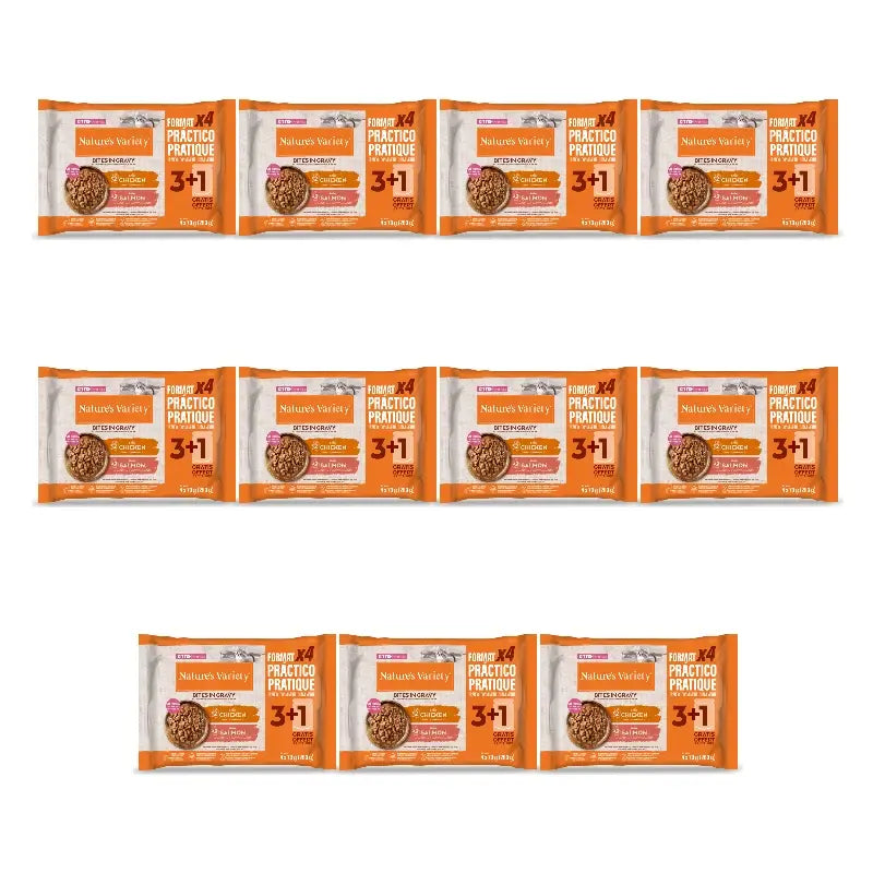 Nature'S Variety Cibo umido per gatti, al pollo, confezioni monodose, 11 x 280 g