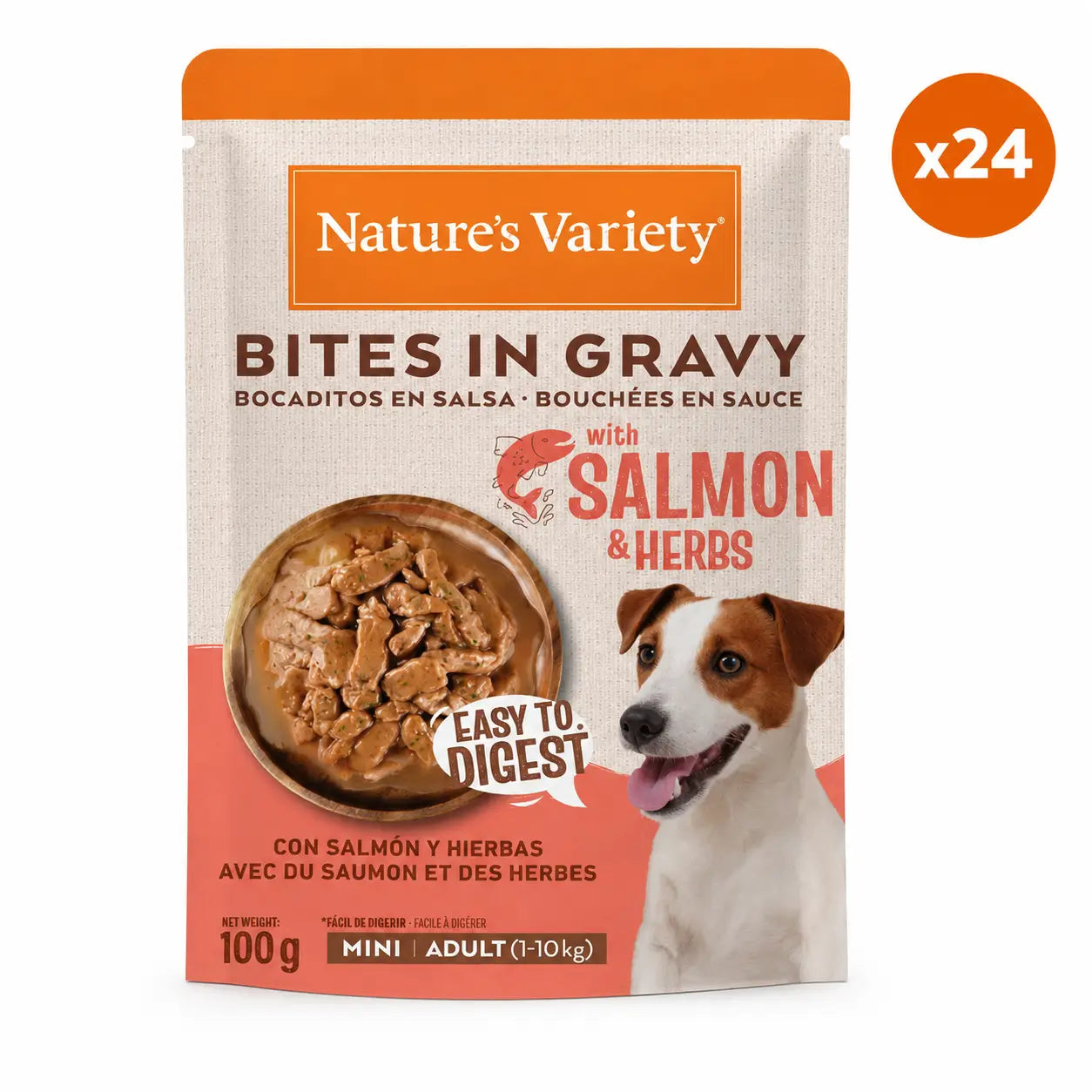 Nature'S Variety Cibo umido per cani, Mini, 24 x 100 g