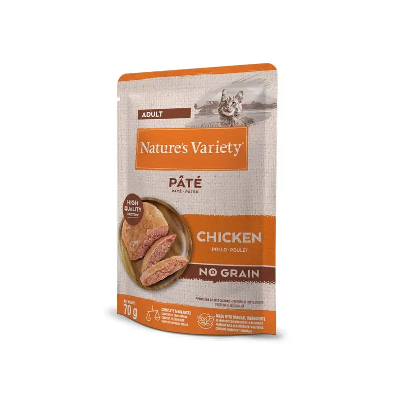 Nature'S Variety Feline Adult Original Pate Chicken 12 x o12 x 70 g, snack per gatti