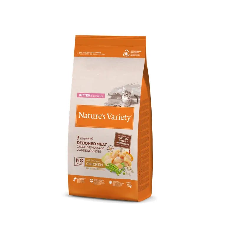 Nature'S Variety Feline Kitten Selected Chicken, 7 kg, cibo per gatti
