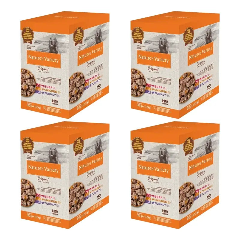 Nature's Variety Paté Medium/Maxi Original, 300 g, confezione da 4