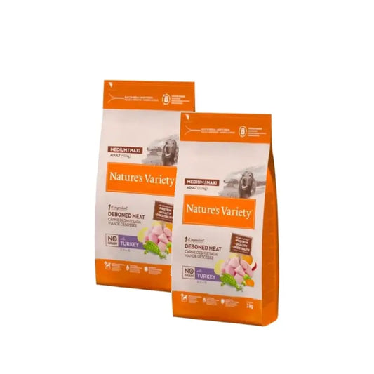 Nature's Variety Cani Medium Tacchino Senza Cereali Confezione da 2 x 12 kg