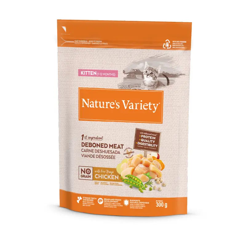 Nature'S Variety Grain Free Kitten - Mangime per gattini con pesce bianco, 300 gr