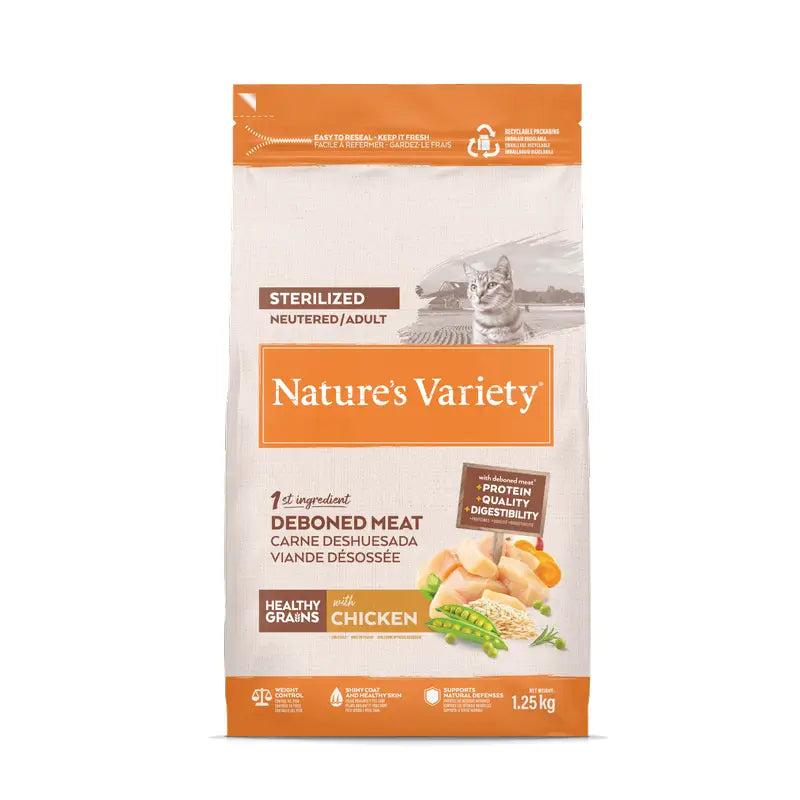 Nature'S Variety Mangime per gatti, al pollo, naturale, 1,25 kg