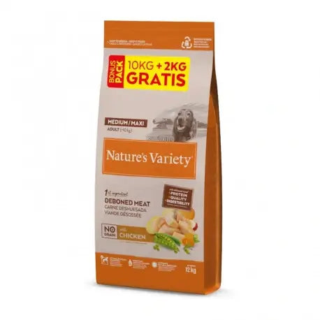 Nature's Variety Cani Medium Pollo Senza Cereali 12000 g