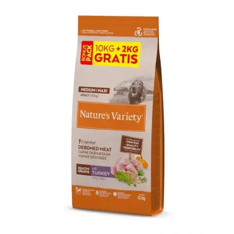 Nature's Variety Cani Medium Tacchino con cereali 12000 g