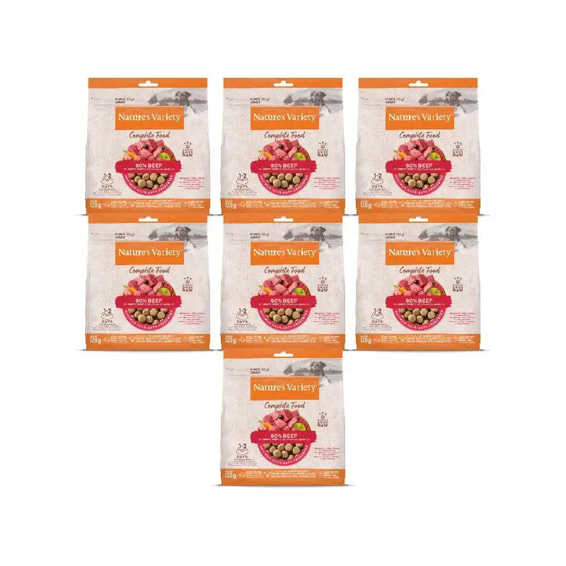 Nature'S Variety Toppers liofilizzati per cani, al tacchino, naturali, 7 x 120 g