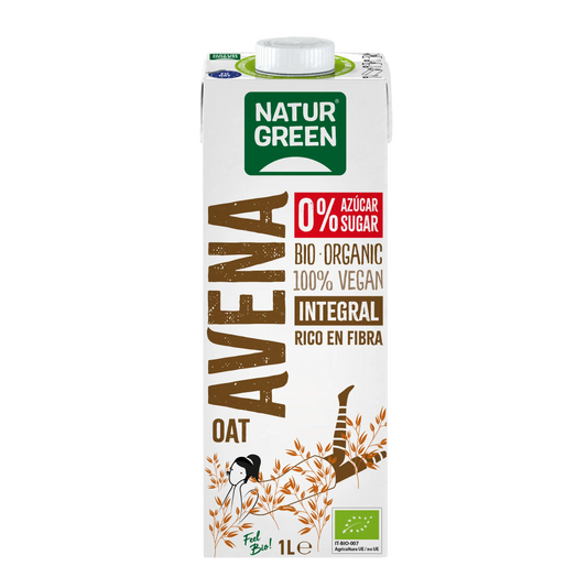 Naturgreen Bevanda vegetale di avena integrale biologica, 1 litro